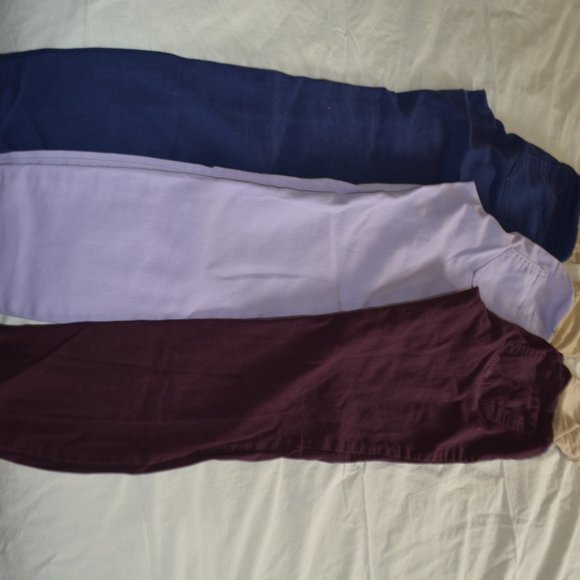 3 pairs of knit maternity skinny pants - Picture 2 of 10